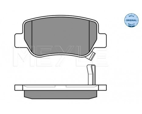 Brake Pad Set, disc brake MEYLE-ORIGINAL Quality 025 248 8516/W, Image 3