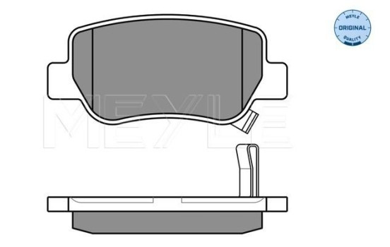 Brake Pad Set, disc brake MEYLE-ORIGINAL Quality 025 248 8516/W, Image 3