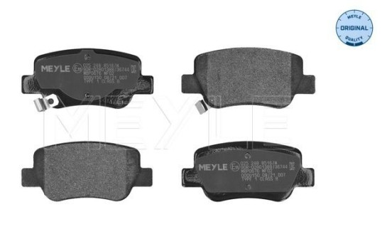 Brake Pad Set, disc brake MEYLE-ORIGINAL Quality 025 248 8516/W, Image 4