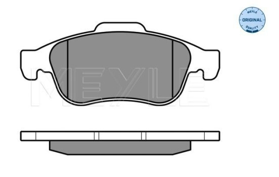 Brake Pad Set, disc brake MEYLE-ORIGINAL Quality 025 249 1418, Image 2