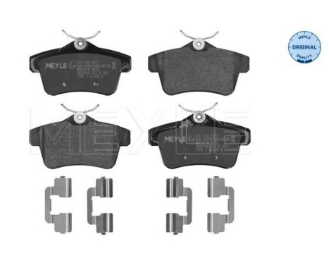 Brake Pad Set, disc brake MEYLE-ORIGINAL Quality 025 249 2217, Image 2