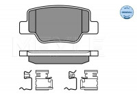 Brake Pad Set, disc brake MEYLE-ORIGINAL Quality 025 249 2616/W