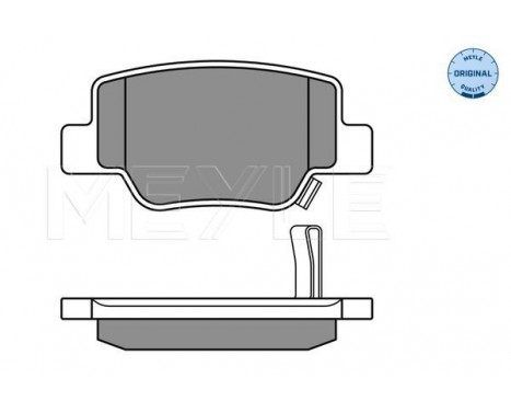 Brake Pad Set, disc brake MEYLE-ORIGINAL Quality 025 249 2616/W, Image 3