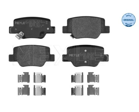 Brake Pad Set, disc brake MEYLE-ORIGINAL Quality 025 249 2616/W, Image 4