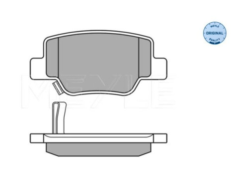 Brake Pad Set, disc brake MEYLE-ORIGINAL Quality 025 249 2616/W, Image 3