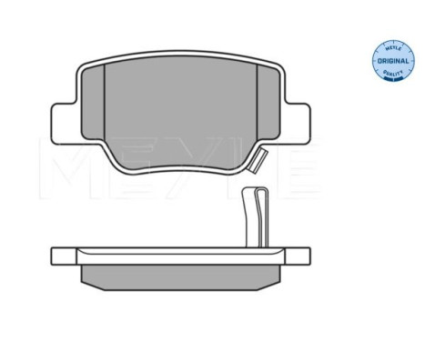 Brake Pad Set, disc brake MEYLE-ORIGINAL Quality 025 249 2616/W, Image 4