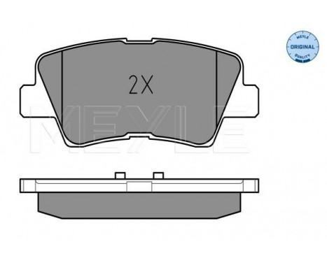 Brake Pad Set, disc brake MEYLE-ORIGINAL Quality 025 249 3415/W, Image 2