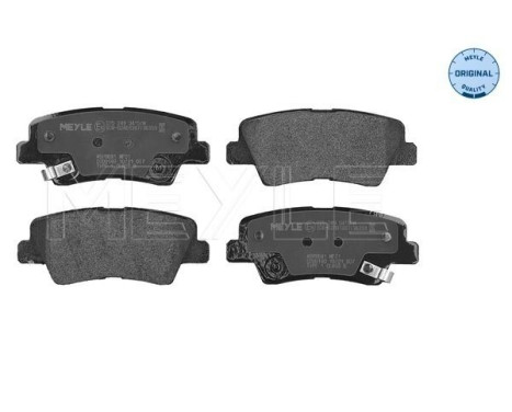 Brake Pad Set, disc brake MEYLE-ORIGINAL Quality 025 249 3415/W, Image 3