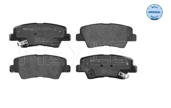 Brake Pad Set, disc brake MEYLE-ORIGINAL Quality 025 249 3415/W