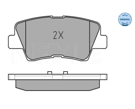 Brake Pad Set, disc brake MEYLE-ORIGINAL Quality 025 249 3415/W, Image 3