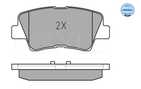 Brake Pad Set, disc brake MEYLE-ORIGINAL Quality 025 249 3415/W, Image 3