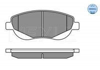 Brake Pad Set, disc brake MEYLE-ORIGINAL Quality 025 249 4619/W