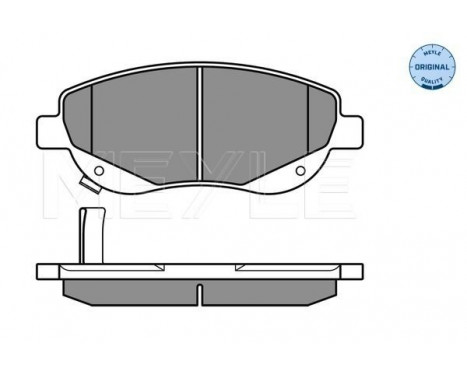 Brake Pad Set, disc brake MEYLE-ORIGINAL Quality 025 249 4619/W, Image 2