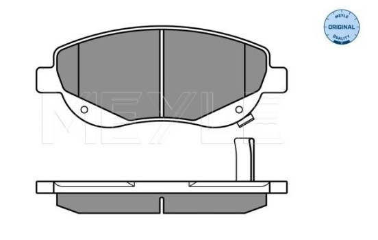 Brake Pad Set, disc brake MEYLE-ORIGINAL Quality 025 249 4619/W, Image 3