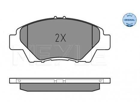 Brake Pad Set, disc brake MEYLE-ORIGINAL Quality 025 249 7915/W, Image 2