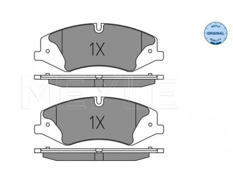 Brake Pad Set, disc brake MEYLE-ORIGINAL Quality 025 250 2119