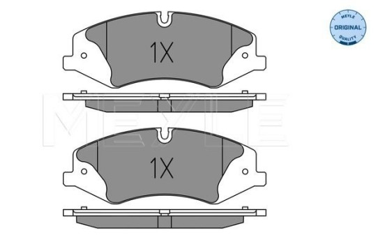 Brake Pad Set, disc brake MEYLE-ORIGINAL Quality 025 250 2119