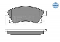 Brake Pad Set, disc brake MEYLE-ORIGINAL Quality 025 250 3118/W