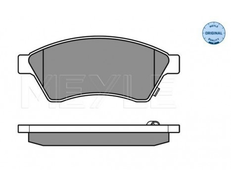 Brake Pad Set, disc brake MEYLE-ORIGINAL Quality 025 250 3118/W, Image 3