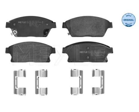 Brake Pad Set, disc brake MEYLE-ORIGINAL Quality 025 250 3418/W, Image 4