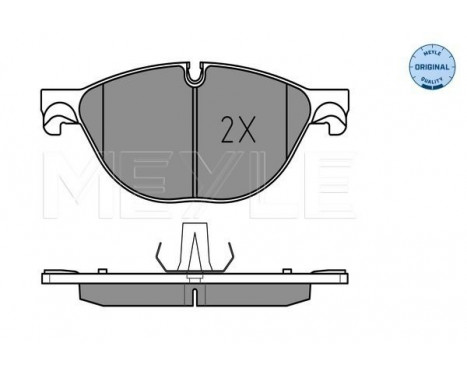 Brake Pad Set, disc brake MEYLE-ORIGINAL Quality 025 250 4519