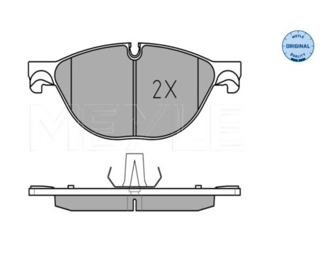 Brake Pad Set, disc brake MEYLE-ORIGINAL Quality 025 250 4519, Image 2