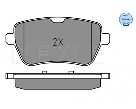 Brake Pad Set, disc brake MEYLE-ORIGINAL Quality 025 250 7119, Image 2