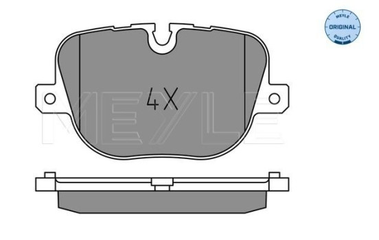 Brake Pad Set, disc brake MEYLE-ORIGINAL Quality 025 250 8517