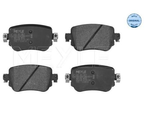 Brake Pad Set, disc brake MEYLE-ORIGINAL Quality 025 251 0917, Image 2