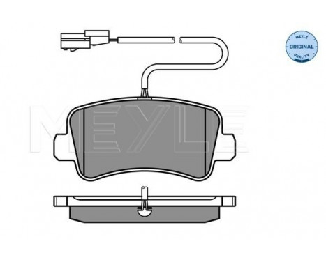 Brake Pad Set, disc brake MEYLE-ORIGINAL Quality 025 251 1218/W