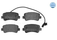 Brake Pad Set, disc brake MEYLE-ORIGINAL Quality 025 251 1218/W