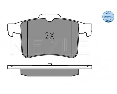 Brake Pad Set, disc brake MEYLE-ORIGINAL Quality 025 251 1416, Image 2