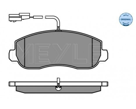 Brake Pad Set, disc brake MEYLE-ORIGINAL Quality 025 251 4718/W