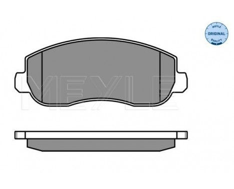 Brake Pad Set, disc brake MEYLE-ORIGINAL Quality 025 251 4718/W, Image 2