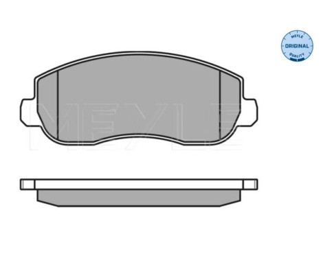Brake Pad Set, disc brake MEYLE-ORIGINAL Quality 025 251 4718/W, Image 3