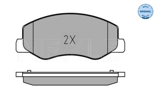 Brake Pad Set, disc brake MEYLE-ORIGINAL Quality 025 251 7218/W, Image 3