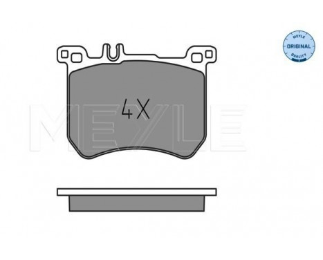 Brake Pad Set, disc brake MEYLE-ORIGINAL Quality 025 251 8317