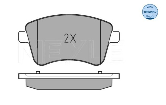Brake Pad Set, disc brake MEYLE-ORIGINAL Quality 025 251 8419/W, Image 3