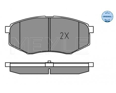 Brake Pad Set, disc brake MEYLE-ORIGINAL Quality 025 251 8718, Image 2