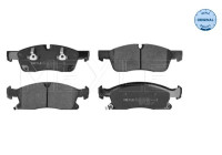 Brake Pad Set, disc brake MEYLE-ORIGINAL Quality 025 251 9021