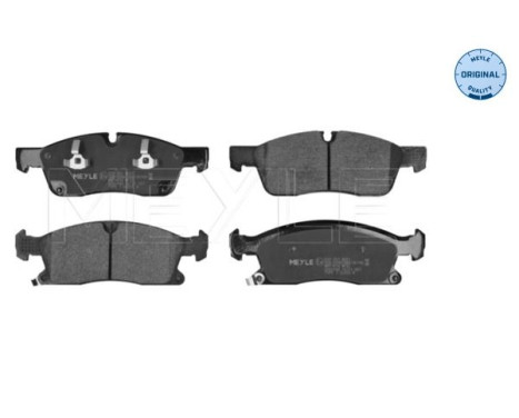 Brake Pad Set, disc brake MEYLE-ORIGINAL Quality 025 251 9021