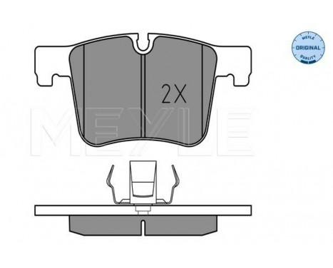 Brake Pad Set, disc brake MEYLE-ORIGINAL Quality 025 251 9919