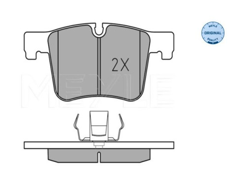 Brake Pad Set, disc brake MEYLE-ORIGINAL Quality 025 251 9919, Image 2