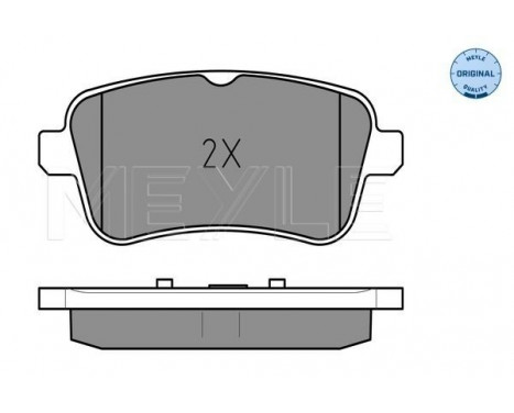 Brake Pad Set, disc brake MEYLE-ORIGINAL Quality 025 252 1518, Image 2