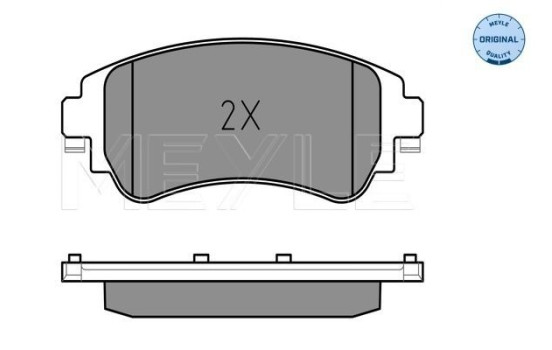 Brake Pad Set, disc brake MEYLE-ORIGINAL Quality 025 252 2018, Image 2