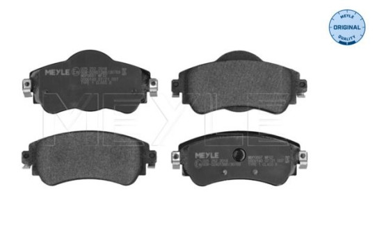 Brake Pad Set, disc brake MEYLE-ORIGINAL Quality 025 252 2018, Image 3