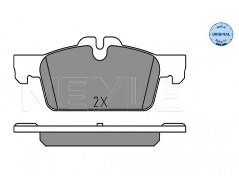 Brake Pad Set, disc brake MEYLE-ORIGINAL Quality 025 252 2217, Image 2