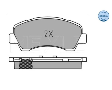 Brake Pad Set, disc brake MEYLE-ORIGINAL Quality 025 252 5118, Image 2