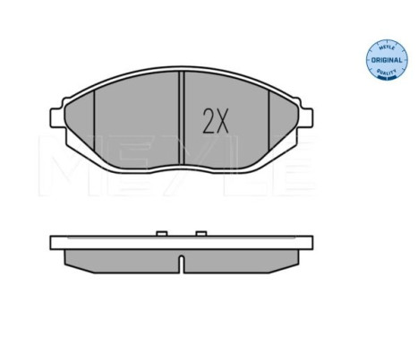 Brake Pad Set, disc brake MEYLE-ORIGINAL Quality 025 252 6817/W, Image 3