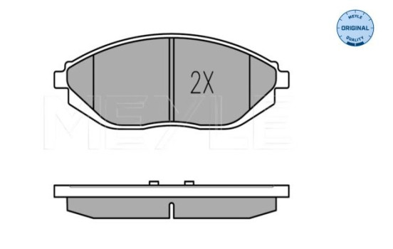 Brake Pad Set, disc brake MEYLE-ORIGINAL Quality 025 252 6817/W, Image 3